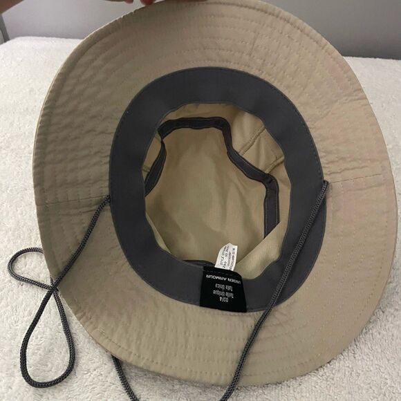 Under Armour Beige Fish Hook Bucket Hat Mens One Size Fits Most Grandpa Fishing - Picture 5 of 12